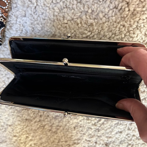 3 Pc. Vera Bradley Double Kiss Lock Purse, Hard Eyeglass Case and Change Purse - Picture 3 of 9